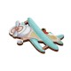 Wooden Pendant Helicopter 70x48mm