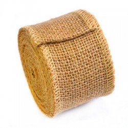 Burlap (Hemp) Woven Tape Flat ~50mm (~3mtrs/spool)