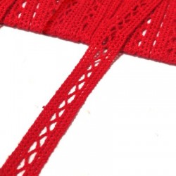 Cinta de Encaje de Algodón ~10-12mm (10 yards/pack)