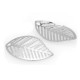 Pendente in Metallo Ottone Foglia 16x26mm