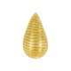Boucles d'Oreilles Goutte en Laiton avec Rayures 15x28mm