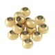 Perles Rondes 4mm/3mm (Ø1.8mm) en Acier Inoxydable 303