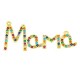 Connettore in Metallo Ottone "Mama" con Zirconi 39x17mm