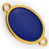 24K Gold Plated/Signal Blue