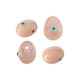 Ceramic Oval Eye w/ Enamel (~17x22mm) (Ø~1.8-2.2mm)