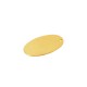 Brass Pendant Oval Hammered 27x17mm