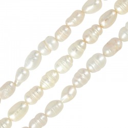 Fresh Water Pearl Bead (~6-7mm Ø~0.7mm (~40pcs)