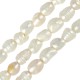 Fresh Water Pearl Bead (~6-7mm) (Ø~2mm) (~46pcs)