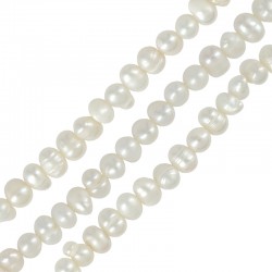 Fresh Water Pearl Bead (3-4mm) (Ø~0.7mm) (~89pcs)