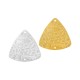 Brass Pendant Triangle 26mm