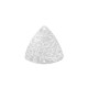 Brass Pendant Triangle 26mm