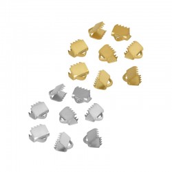 Terminale Ferma Nastri in Acciaio Inossidabile 6x5mm