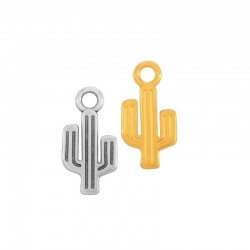 Breloque Cactus en Métal/Zamak 7x12mm