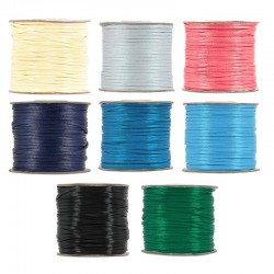 Cordón Sintético Efecto Serpiente Plano 2mm (50mtr/rollo)