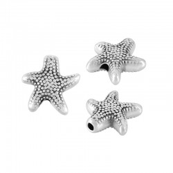Zamak Slider Starfish 10mm (Ø 1.5mm)