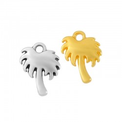 Zamak Charm Palm Tree 10x13mm