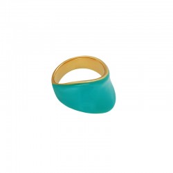 Stainless Steel 304 Ring w/ Enamel 21x22mm