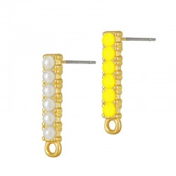 Zamak Earring Bar 5x19mm