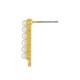 Boucle D'Oreille en Zamak avec Barre 5 x 19 mm