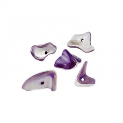 Shell Bead Irregular (~10mm) (Ø~1.3mm) (~118pcs)