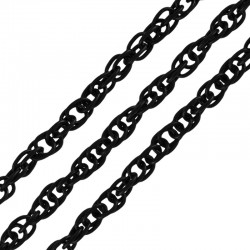 Steel Chain Oval Rings 3x4mm/0.53mm