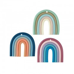 Mosaic Pendant Rainbow 41x37mm