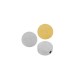 Stainless Steel 304 Bead Round Flat 12mm/4mm Ø2.1mm