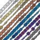 Αιματίτης Χάντρα Τετράγωνη Πλακέ 8mm Ø1mm (52τμχ) (40cm)