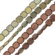 Hematite Bead Flattened Square 8mm (Ø1mm) (52pcs) (40cm)