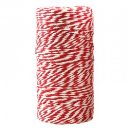 Filo di Cotone Ritorto Bicolore 1.5mm (~100mtr/bobina)