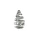 Boucle D'Oreille en Laiton en Forme de Goutte 14 x 25 mm