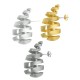 Boucles D'Oreilles en Laiton en Forme de Goutte 17 x 30 mm
