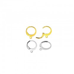 Stainless Steel 304 Σκουλαρίκι Κρίκος & Κρικάκι 12mm