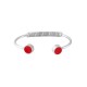 Bracciale Ecologico in Ottone Smaltato con Spirale 67 mm