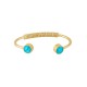Enameled Brass Eco Bracelet with Coil 67mm