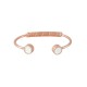 Enameled Brass Eco Bracelet with Coil 67mm