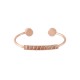 Bracciale Ecologico in Ottone Smaltato con Spirale 67 mm