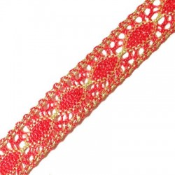Nastro di Pizzo in Poliestere 25mm (~10yard/conf)
