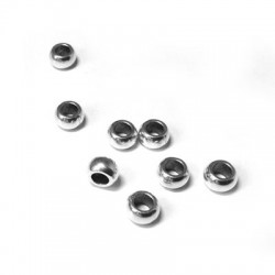 Perle en Métal/Zamak 7x4,2mm (Ø 3,8mm)
