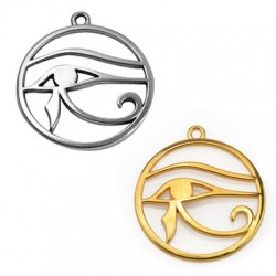Zamak Pendant Round Eye of Ra 35mm