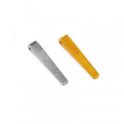 78414081 Zamak Pendant Tooth 7x40mm (Ø 2mm)