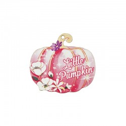 Wooden Pendant Pumkin 55x50mm