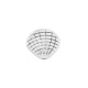 Zamak Bead Shell 13x11mm Ø 0.8mm
