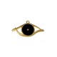 Enameled Zamak Charm Eye 25x15mm
