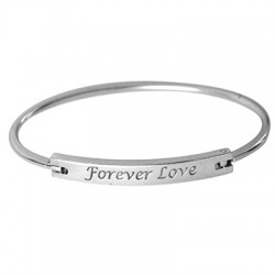 Pulsera de Metal Latón Ajustable "Love" 66mm