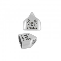 Terminale in Metallo Zama "FAMILY" (Ø20.2x10.2mm)