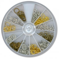 Kit Brass Jump Rings 3mm (224pcs)