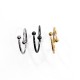 Anillo de Metal Latón Ajustable Bolas 19mm