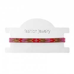 Bracelet w/ Miyuki Crystal Beads 6mm