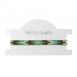 Bracelet w/ Miyuki Crystal Beads 6mm